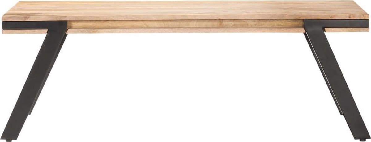 Vidaxl Salontafel 114x65x40 Cm Massief Mangohout - Bruin