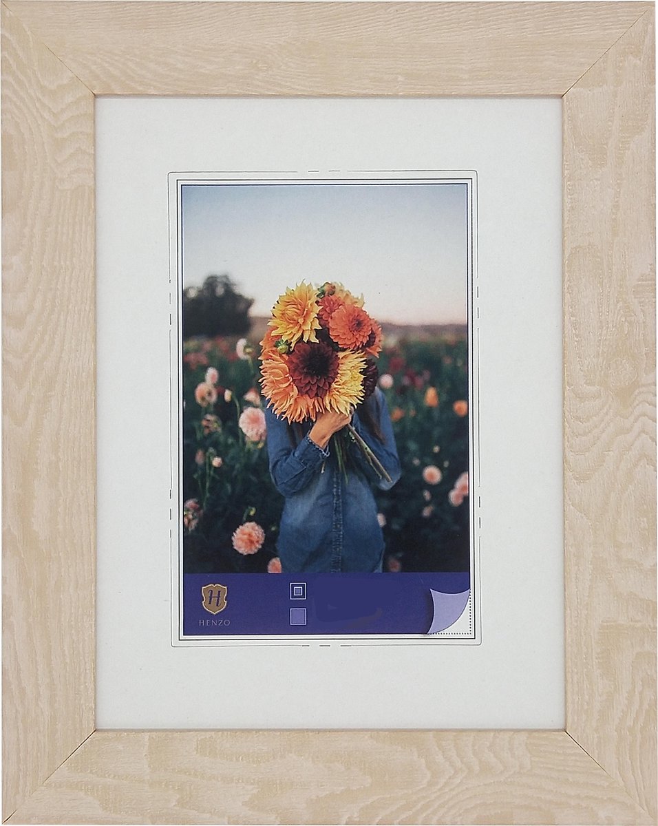 Henzo Fotolijst - Dahlia - Fotomaat 10x15 Cm - - Wit