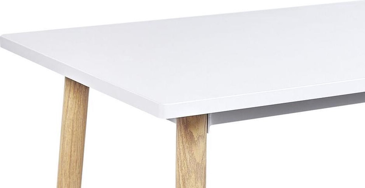 Beliani Chaves Eettafel Mdf 50 X 110 Cm - Wit