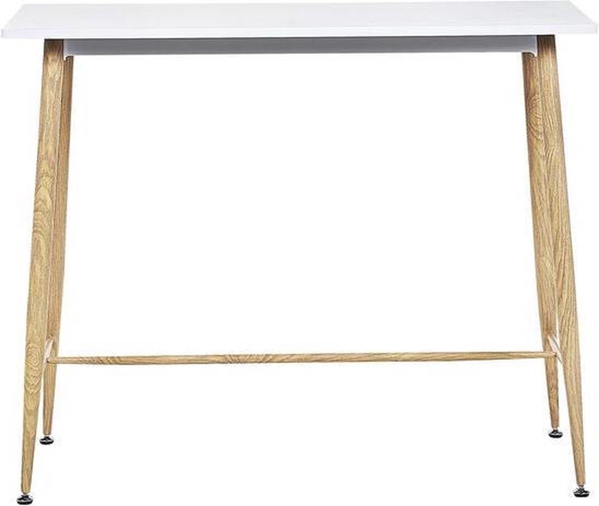 Beliani Chaves Eettafel Mdf 50 X 110 Cm - Wit