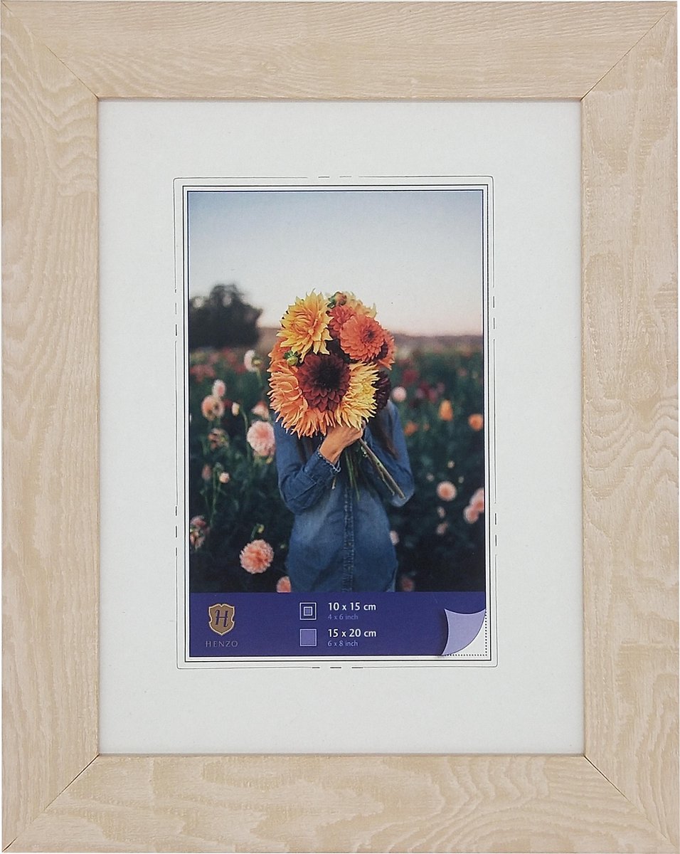 Henzo Fotolijst - Dahlia - Fotomaat 13x18 Cm - - Wit