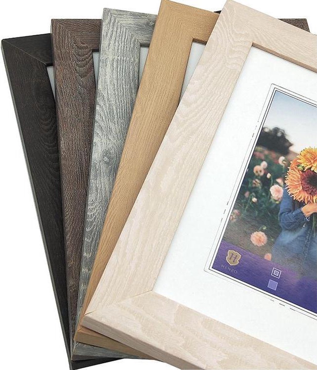 Henzo Fotolijst - Dahlia - Fotomaat 13x18 Cm - - Bruin