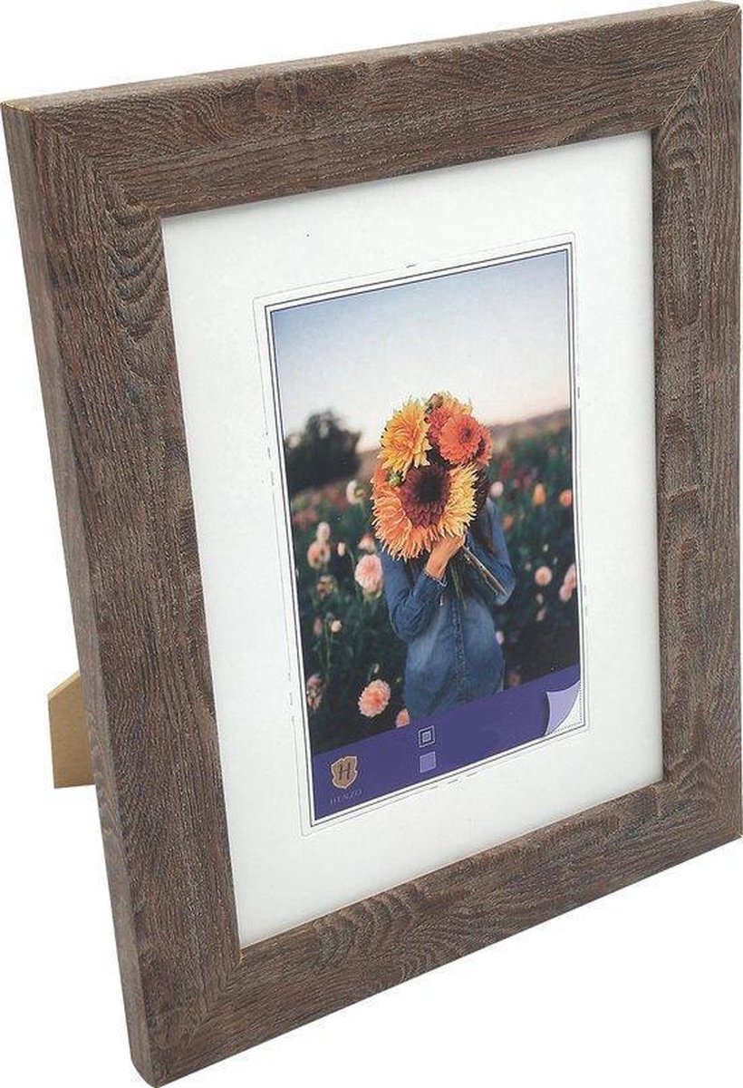 Henzo Fotolijst - Dahlia - Fotomaat 13x18 Cm - - Bruin