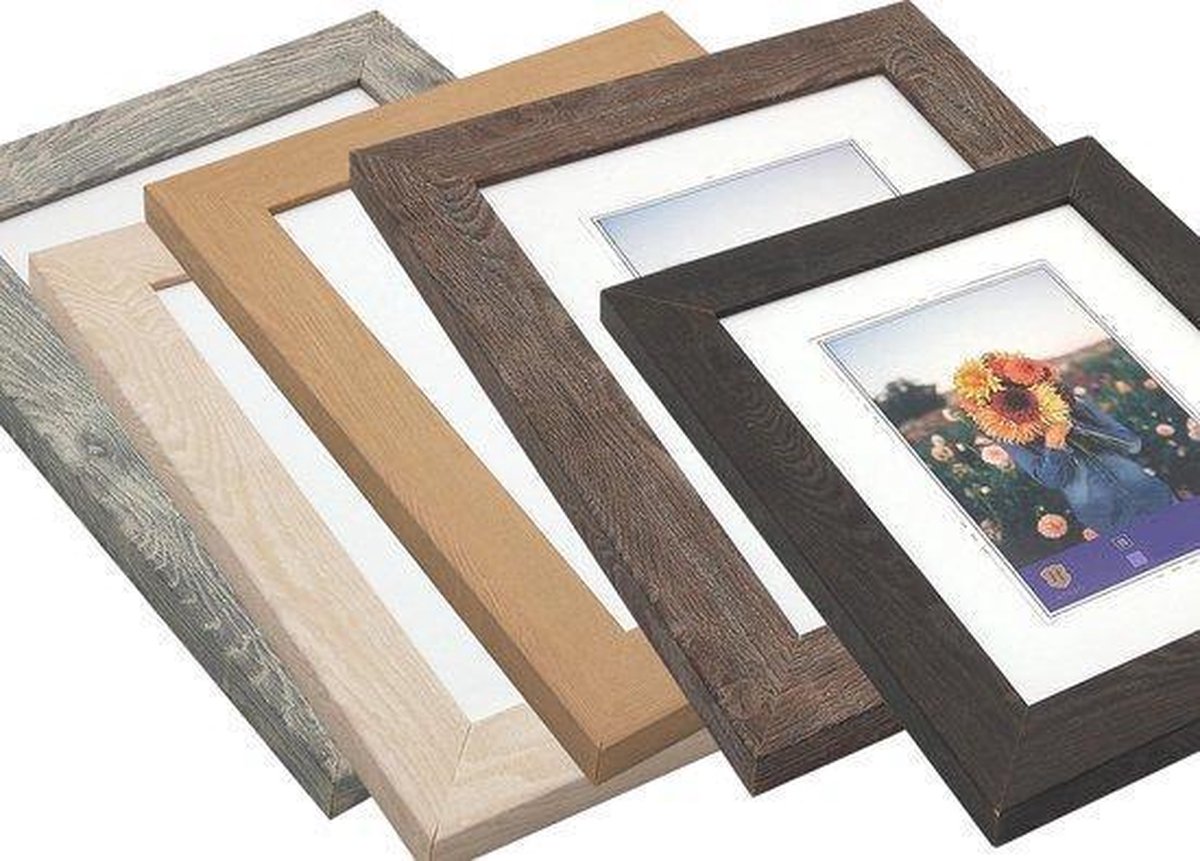 Henzo Fotolijst - Dahlia - Fotomaat 13x18 Cm - - Bruin