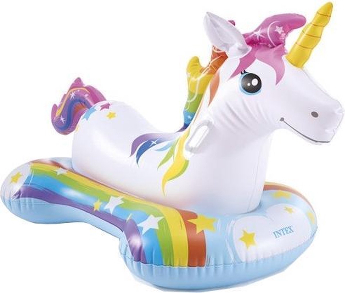 Intex Opblaasdier Eenhoorn 163 X 86 Cm Vinyl - Wit