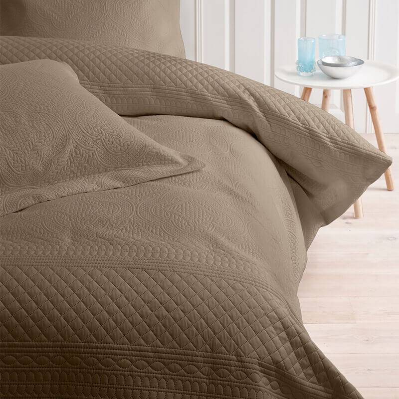 Sleeptime Bedsprei Charlene - Taupe