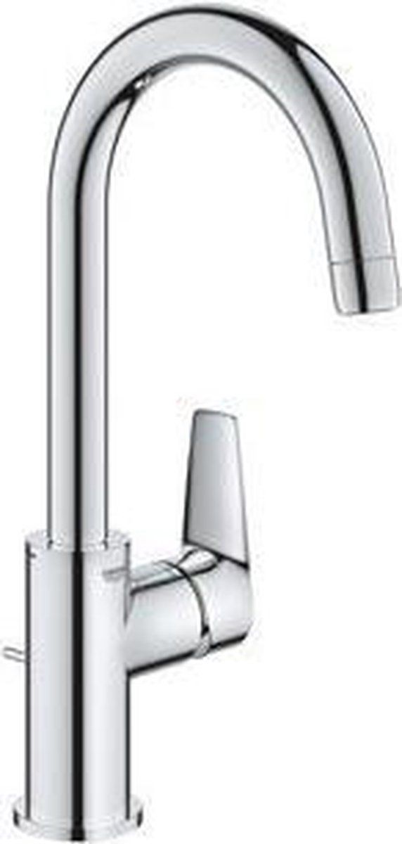 Grohe BauEdge 1-gats wastafelkraan L-size m. waste chroom 23760001