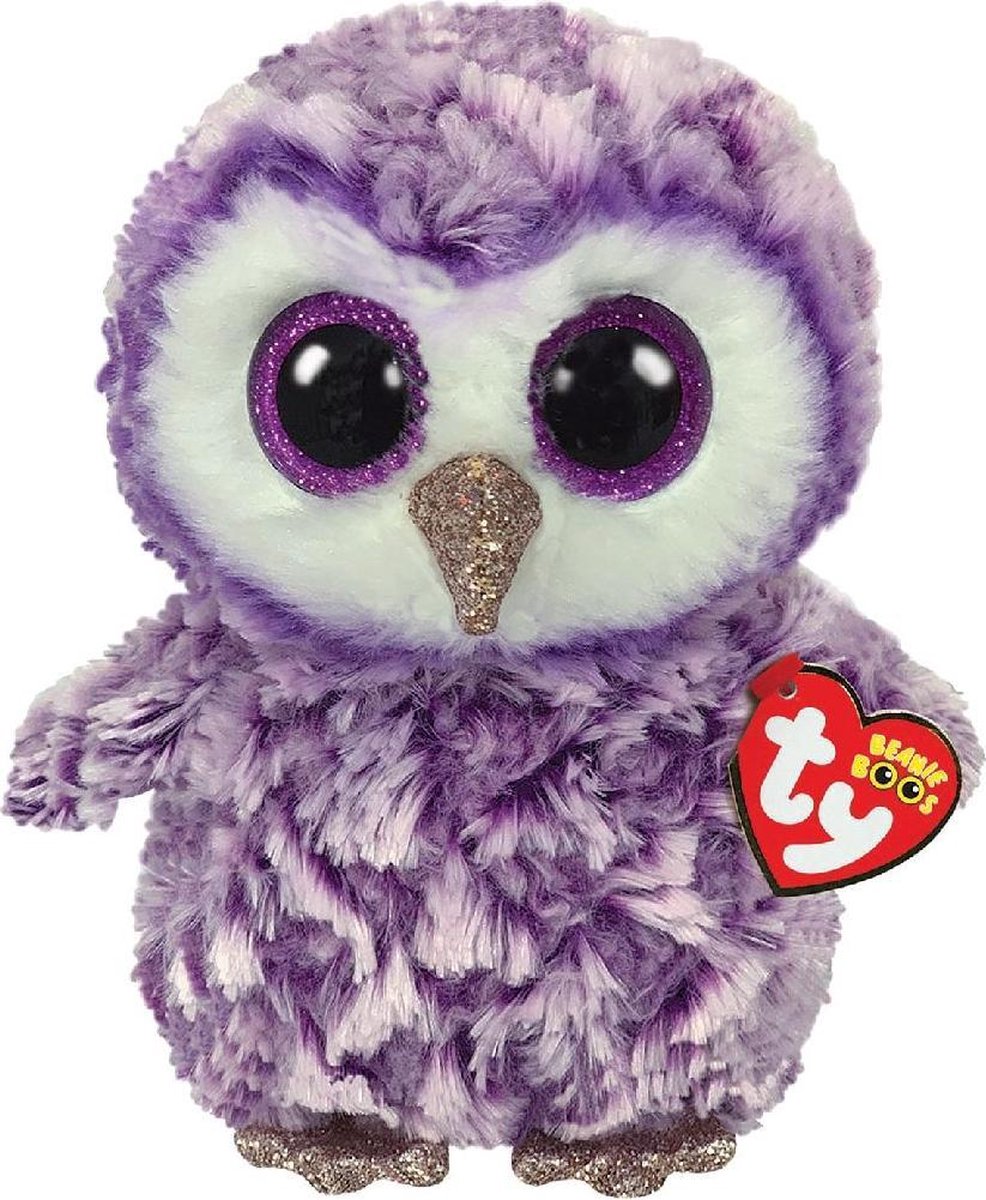 ty Beanie Buddy Moonlight Owl 24cm