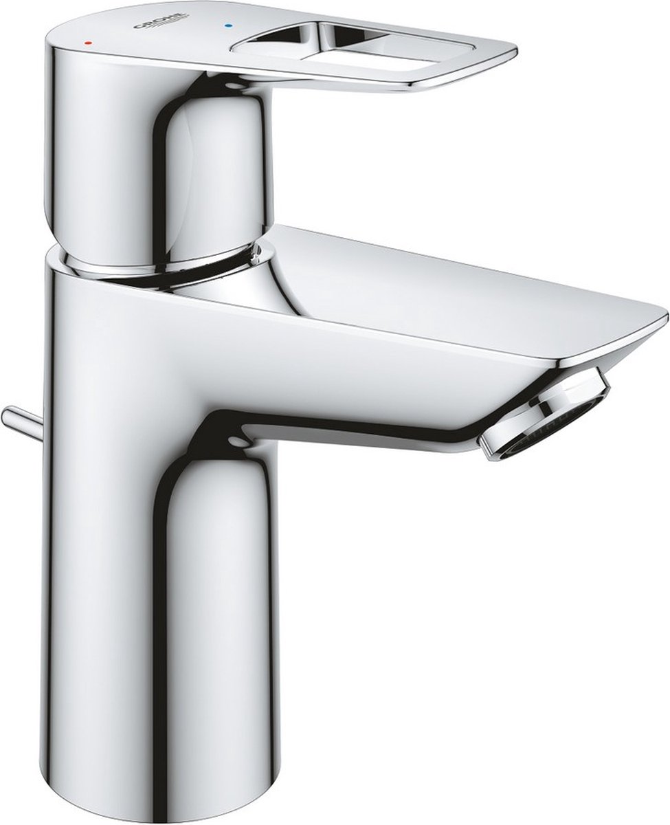 Grohe BauLoop 1-gats wastafelkraan S-size m. waste chroom 22054001