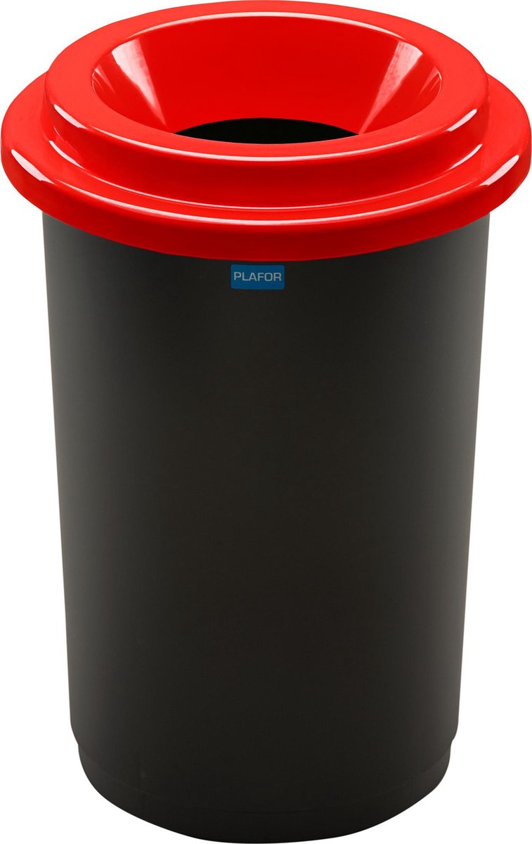 Plafor Eco Bin 50l - Recycling Paper - Red - Rood