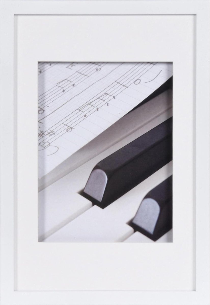 Henzo Fotolijst - Piano - Fotomaat 20x30 Cm - - Wit