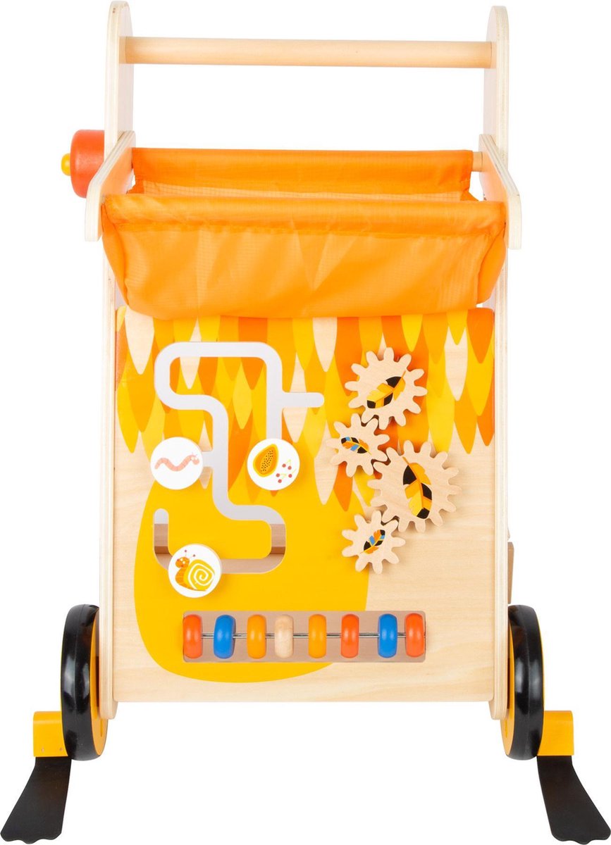 Small Foot Loopwagen Toekan Junior 49 Cm Hout/geel - Oranje