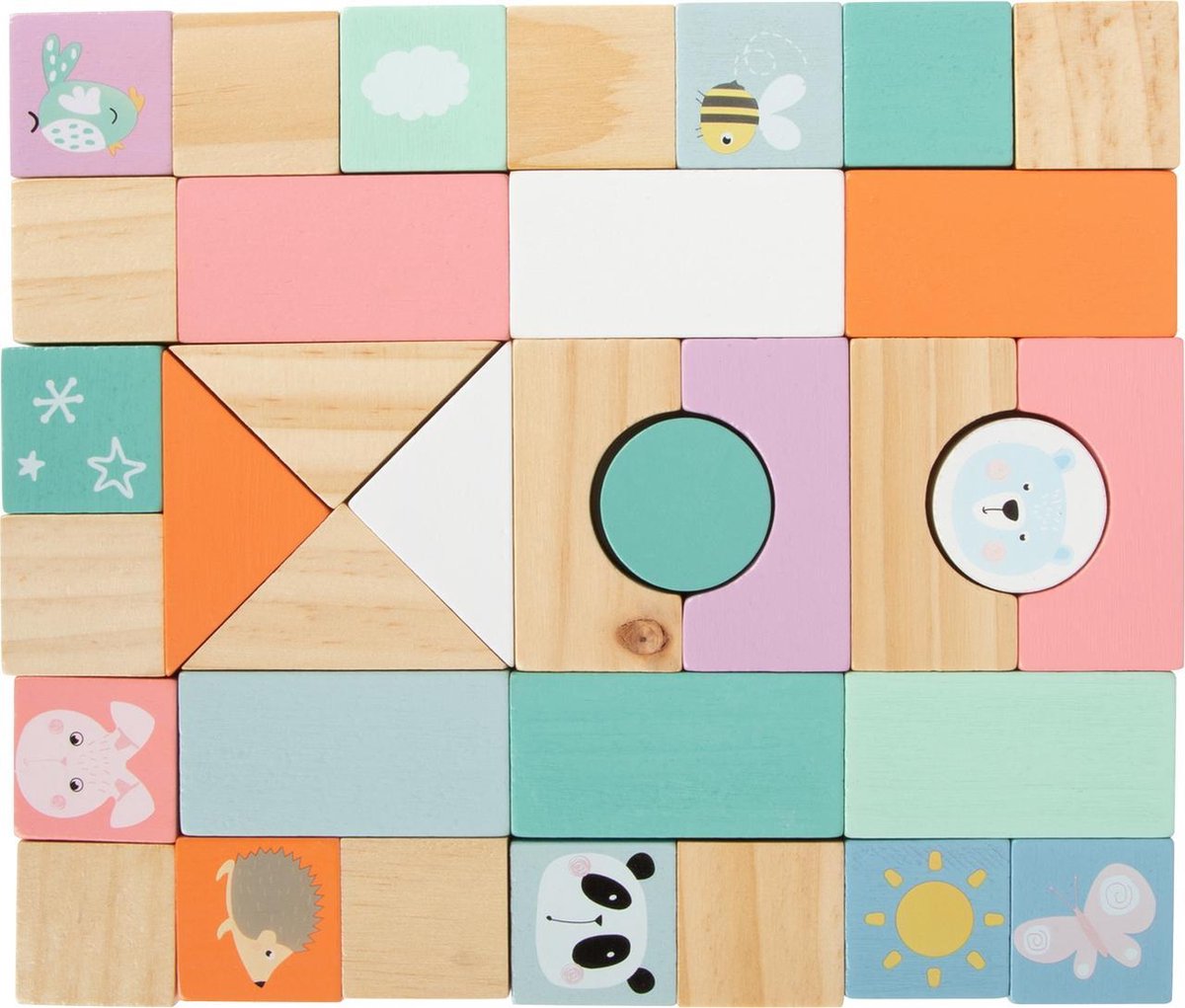 Small Foot Loopwagen Auto Junior 36 Cm Hout/staal/oranje - Blauw