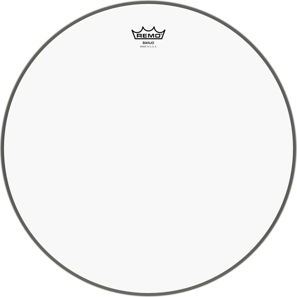 Remo BJ-1102-M3 11 1/8 inch banjo bovenvel Clear Medium Collar