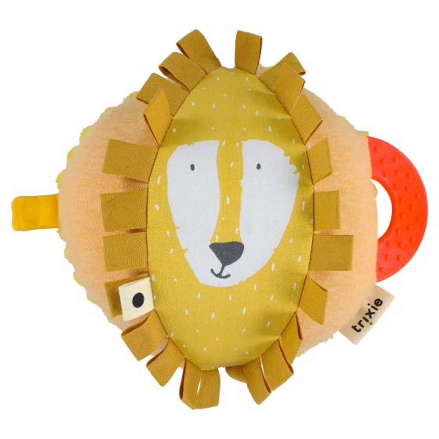 Trixie Speelbal Mr. Lion Junior 18 X 20 Cm Katoen/polyester - Geel