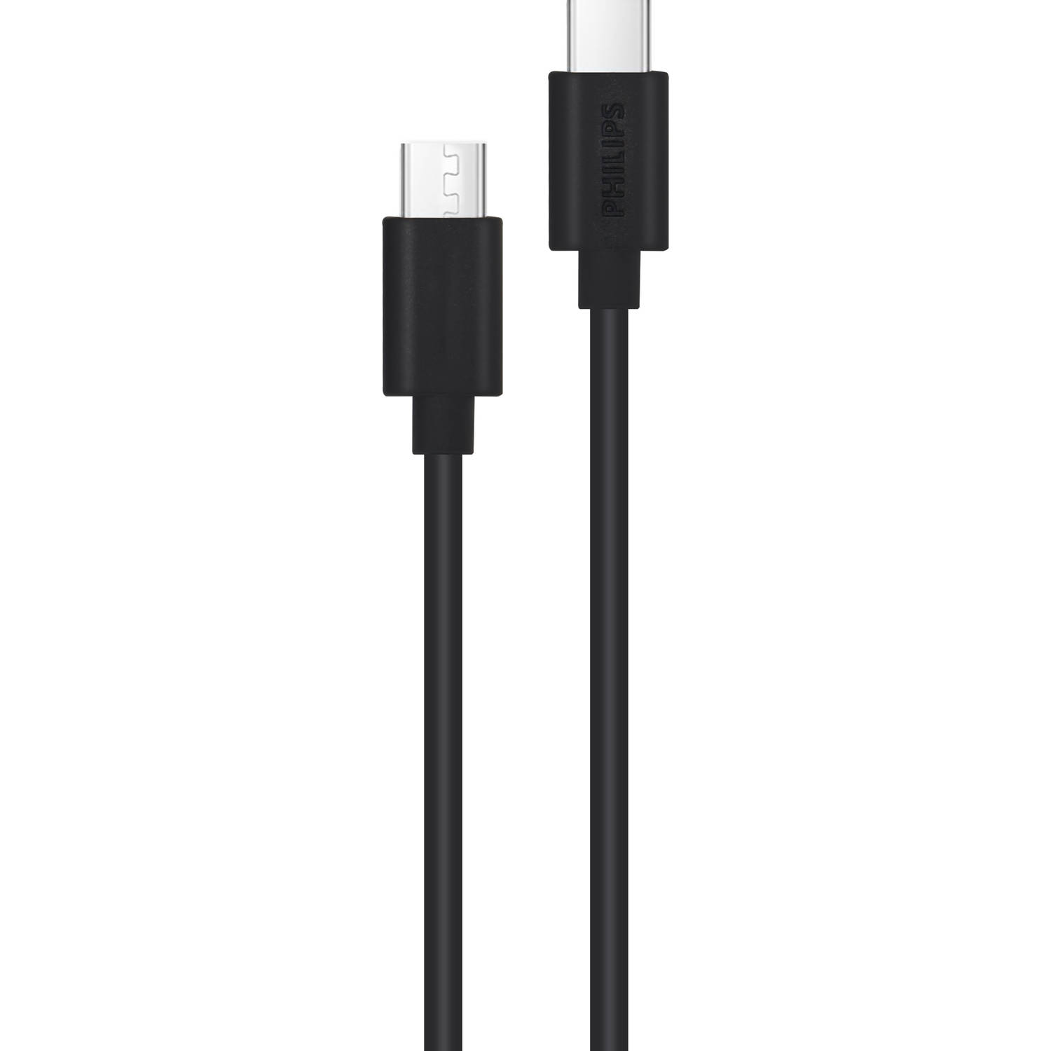 Philips Usb-kabel Type C - Dlc3104c/00 - Usb-c Naar Usb-c - Lengte: 1,2 Meter - Zwart