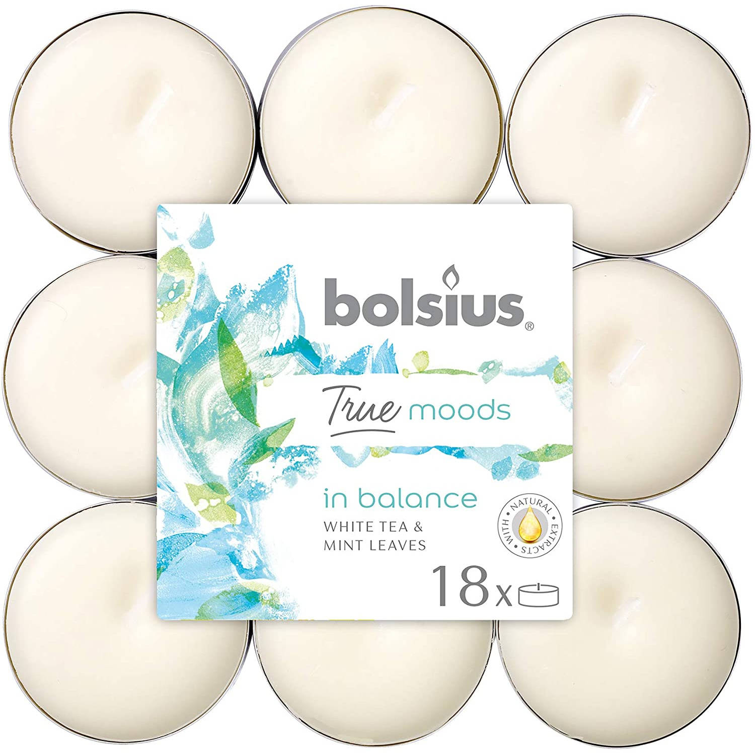 Bolsius Geurtheelicht True Moods In Balance Wax 18 Stuks - Wit