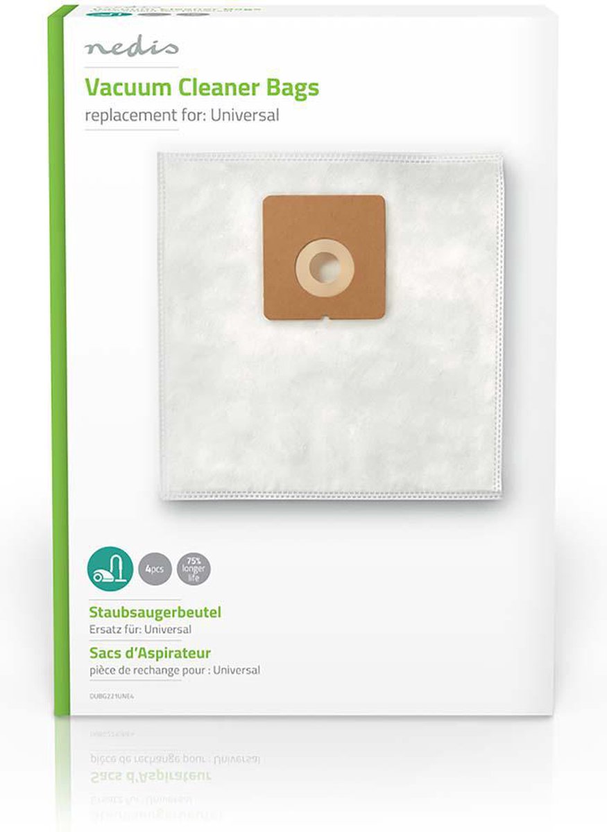 Nedis Dubg221une4 Stofzuigerzak Universeel