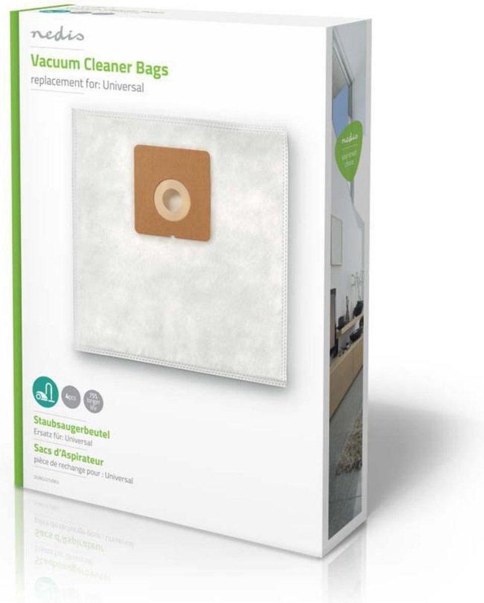 Nedis Dubg221une4 Stofzuigerzak Universeel