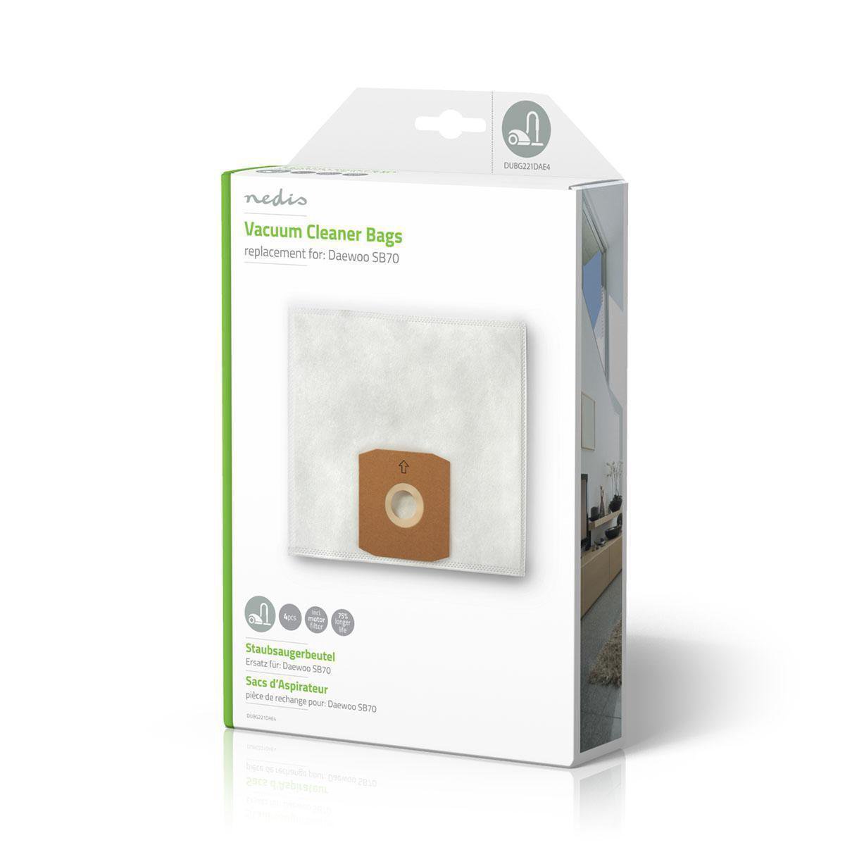 Nedis Dubg221dae4 Stofzuigerzak Daewoo Sb70