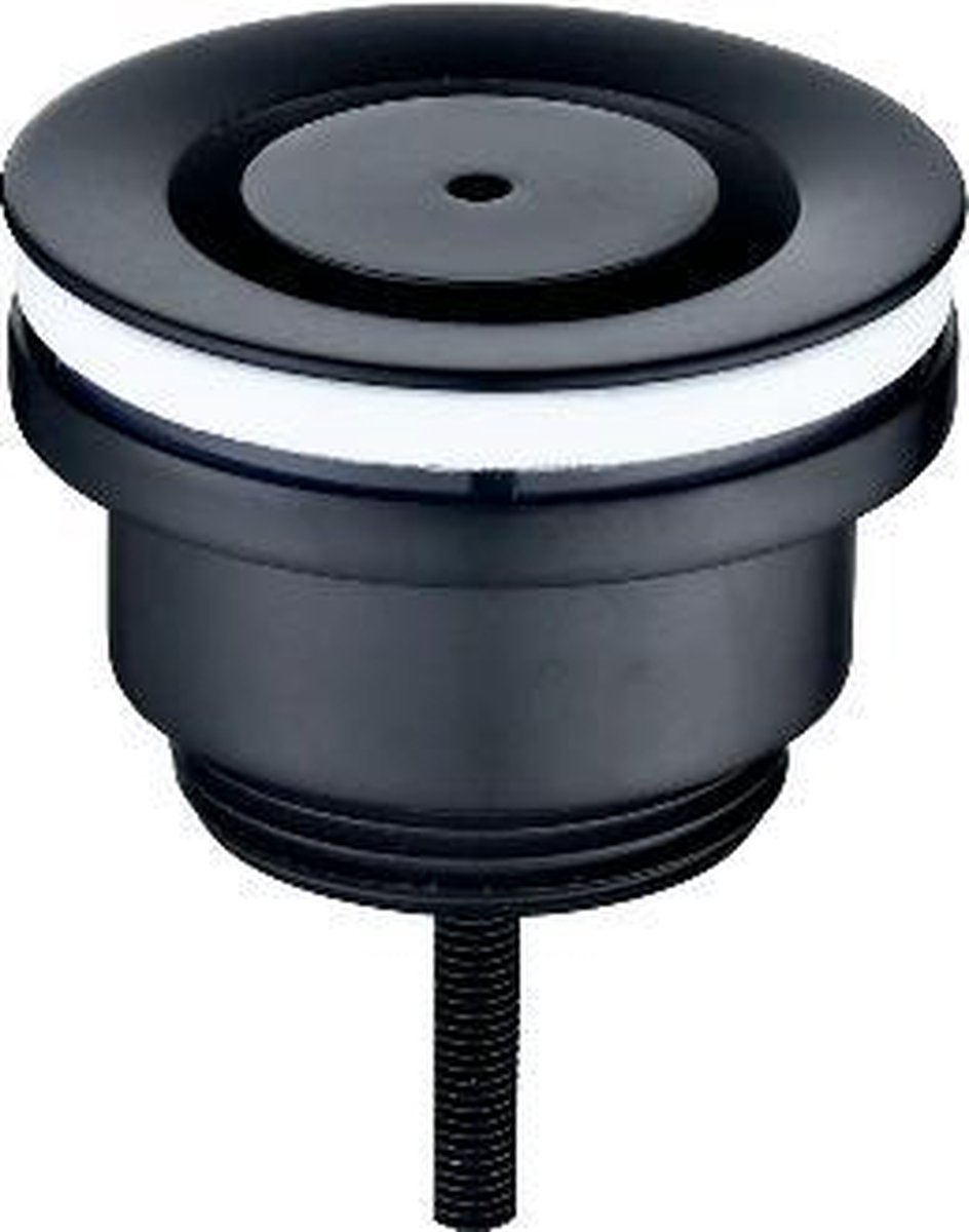 Royal Plaza Merlot wastafelplug 1 1/4" niet afsluitbaar 23104 - Zwart