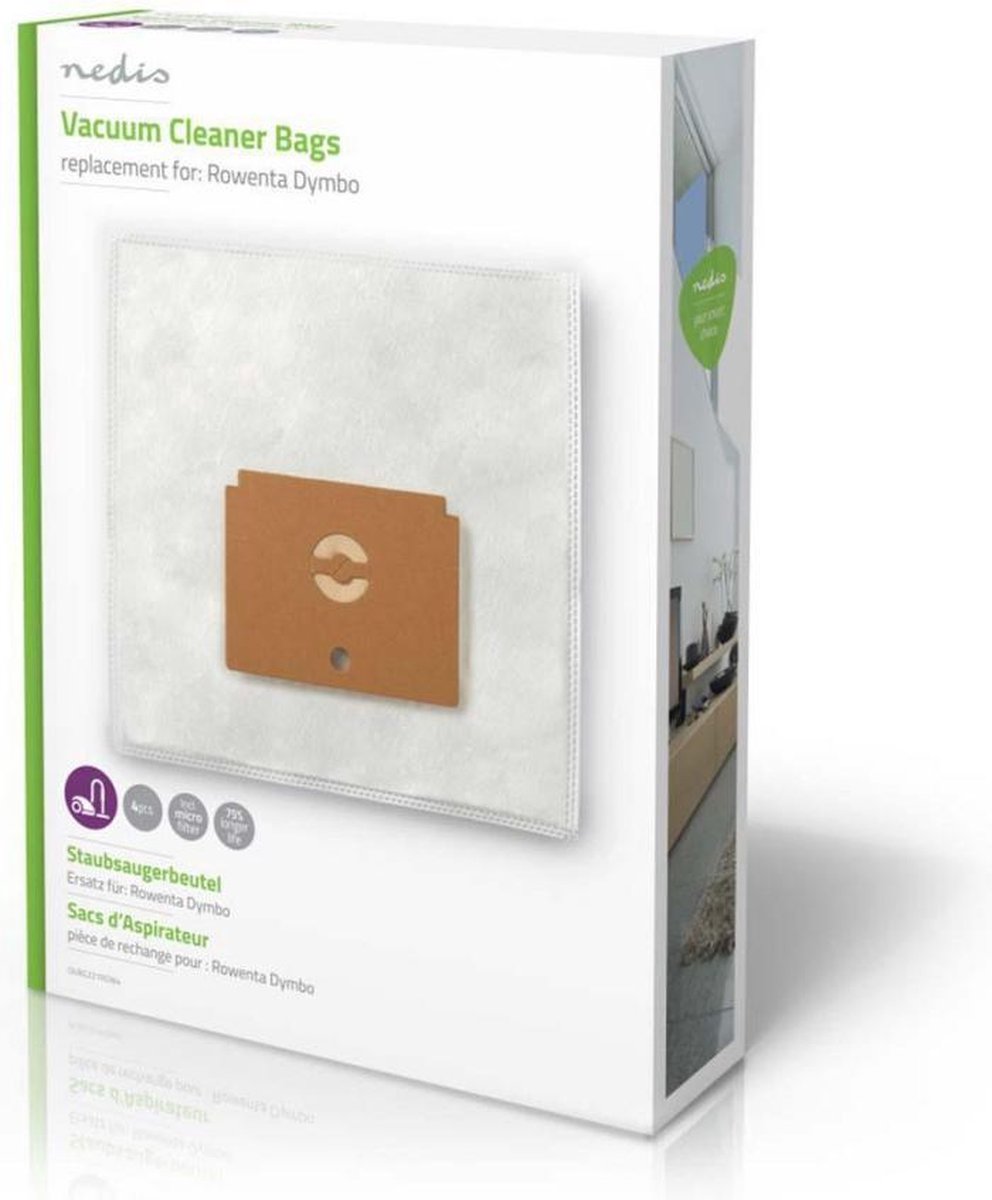 Nedis Dubg221row4 Stofzuigerzak Rowenta Dymbo