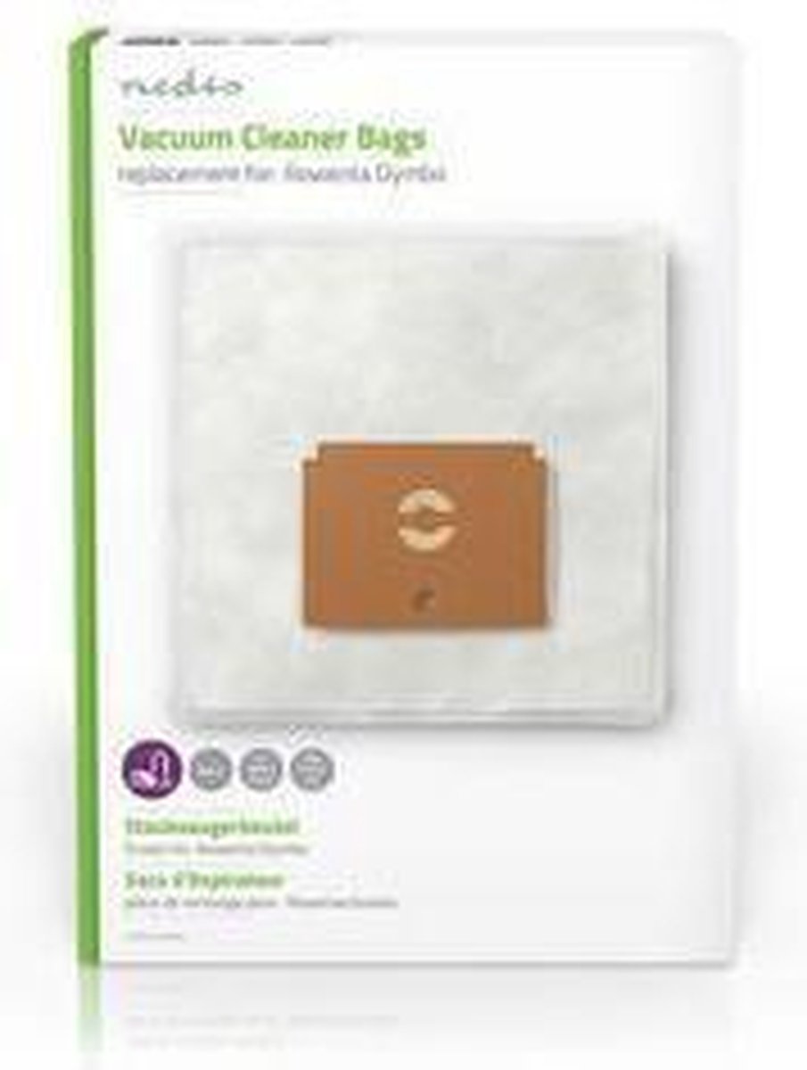 Nedis Dubg221row4 Stofzuigerzak Rowenta Dymbo