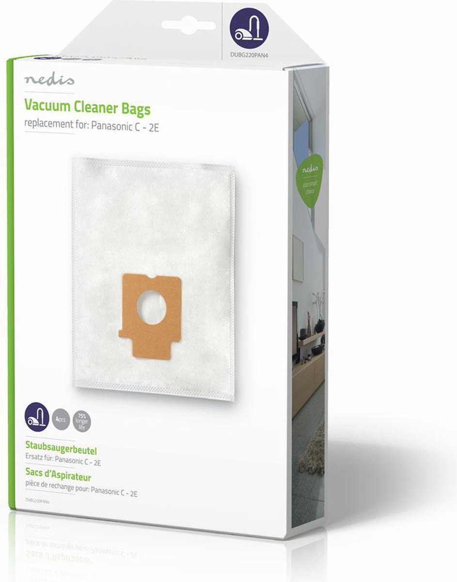 Nedis Dubg220pan4 Stofzuigerzak Panasonic C - 2e