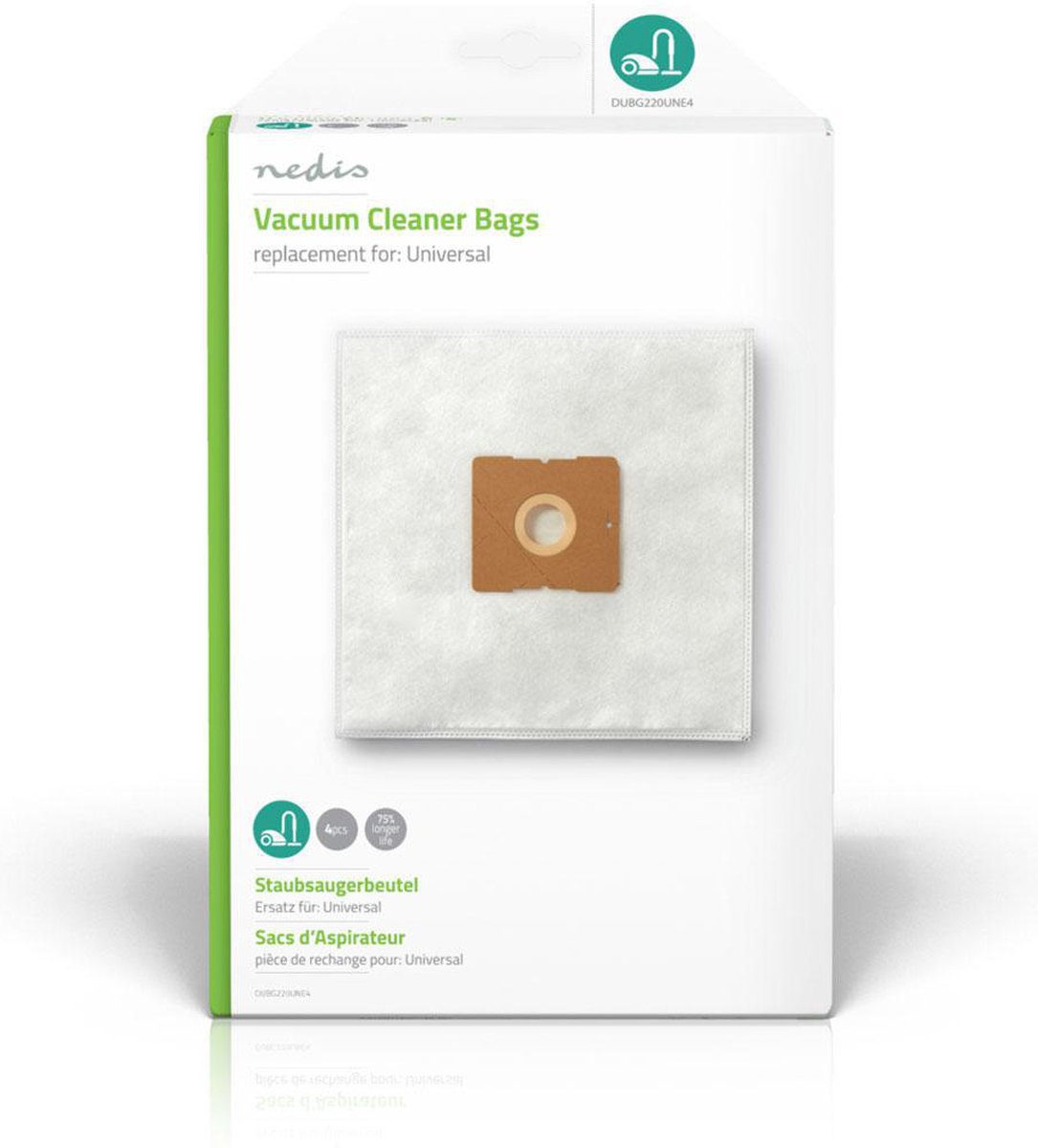Nedis Dubg220une4 Stofzuigerzak Universeel