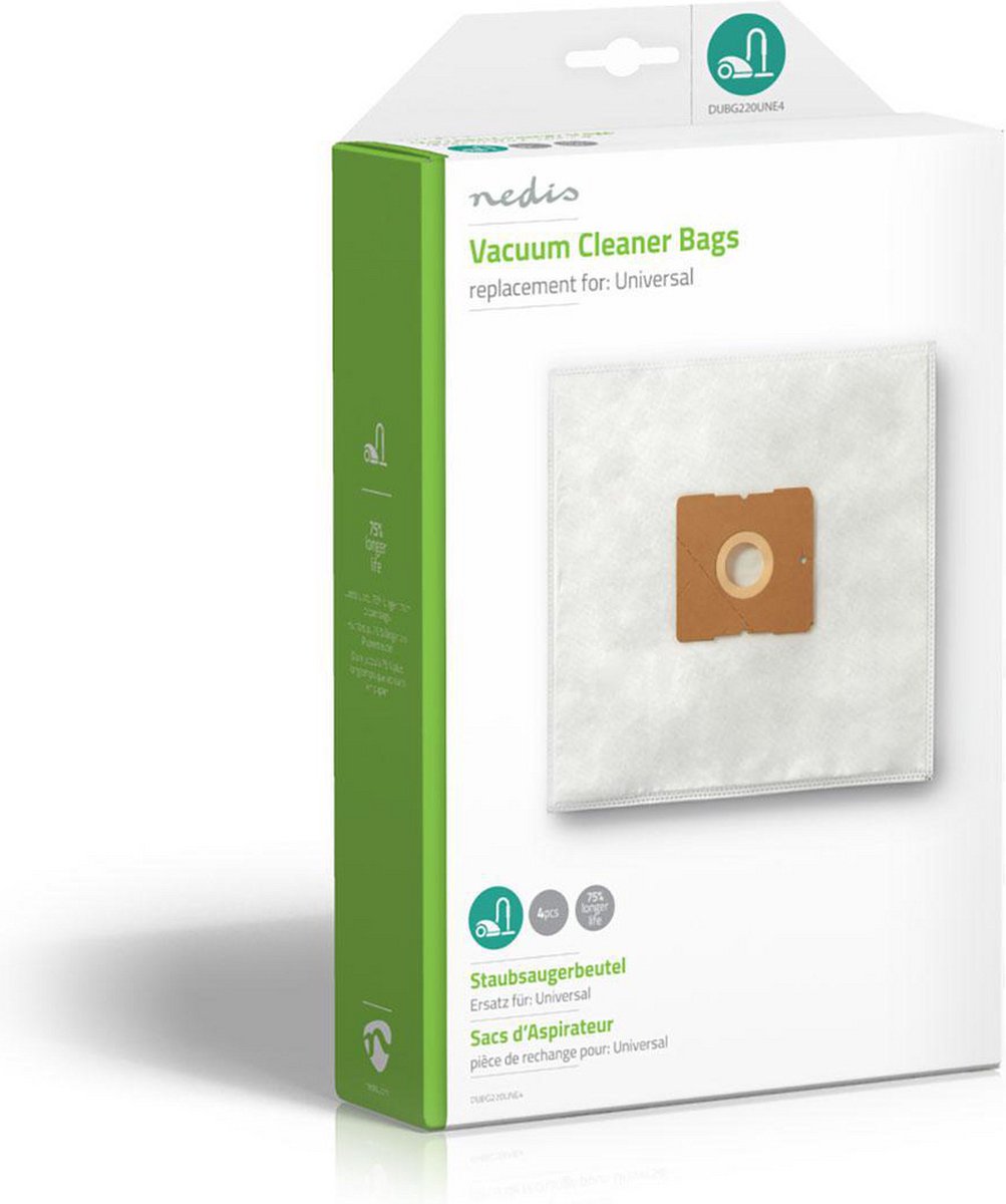 Nedis Dubg220une4 Stofzuigerzak Universeel