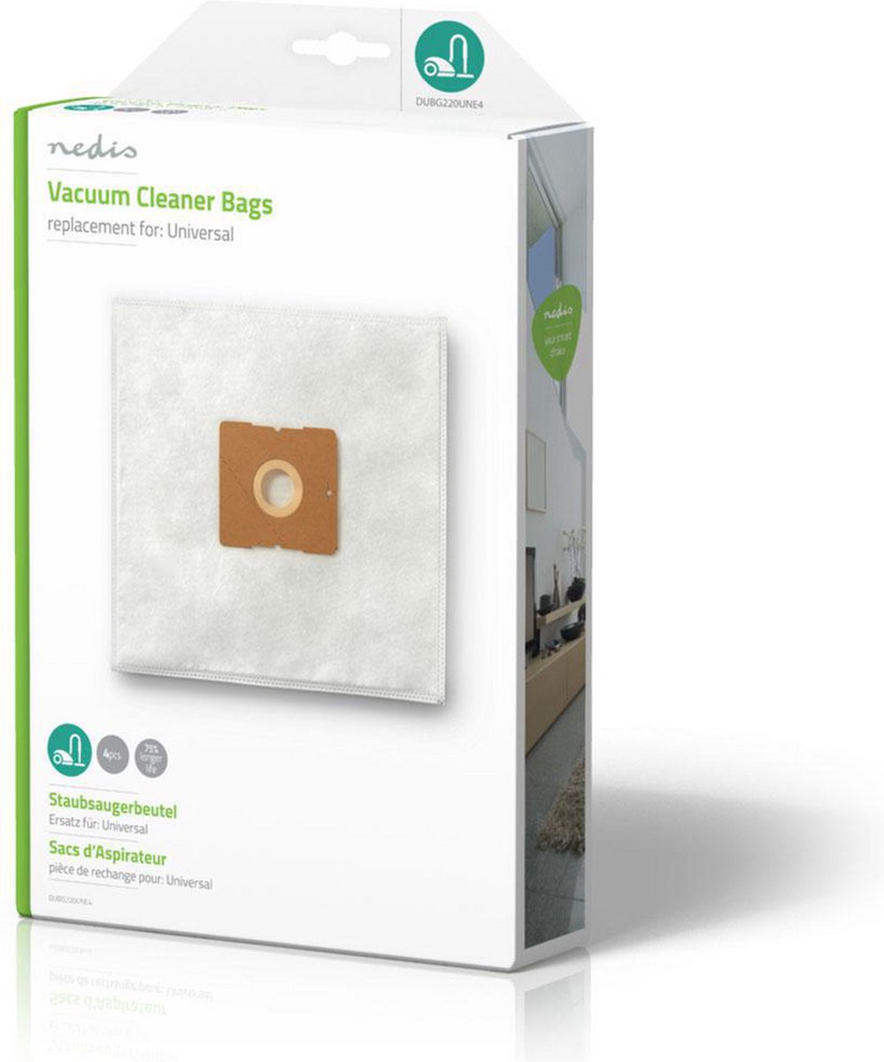 Nedis Dubg220une4 Stofzuigerzak Universeel