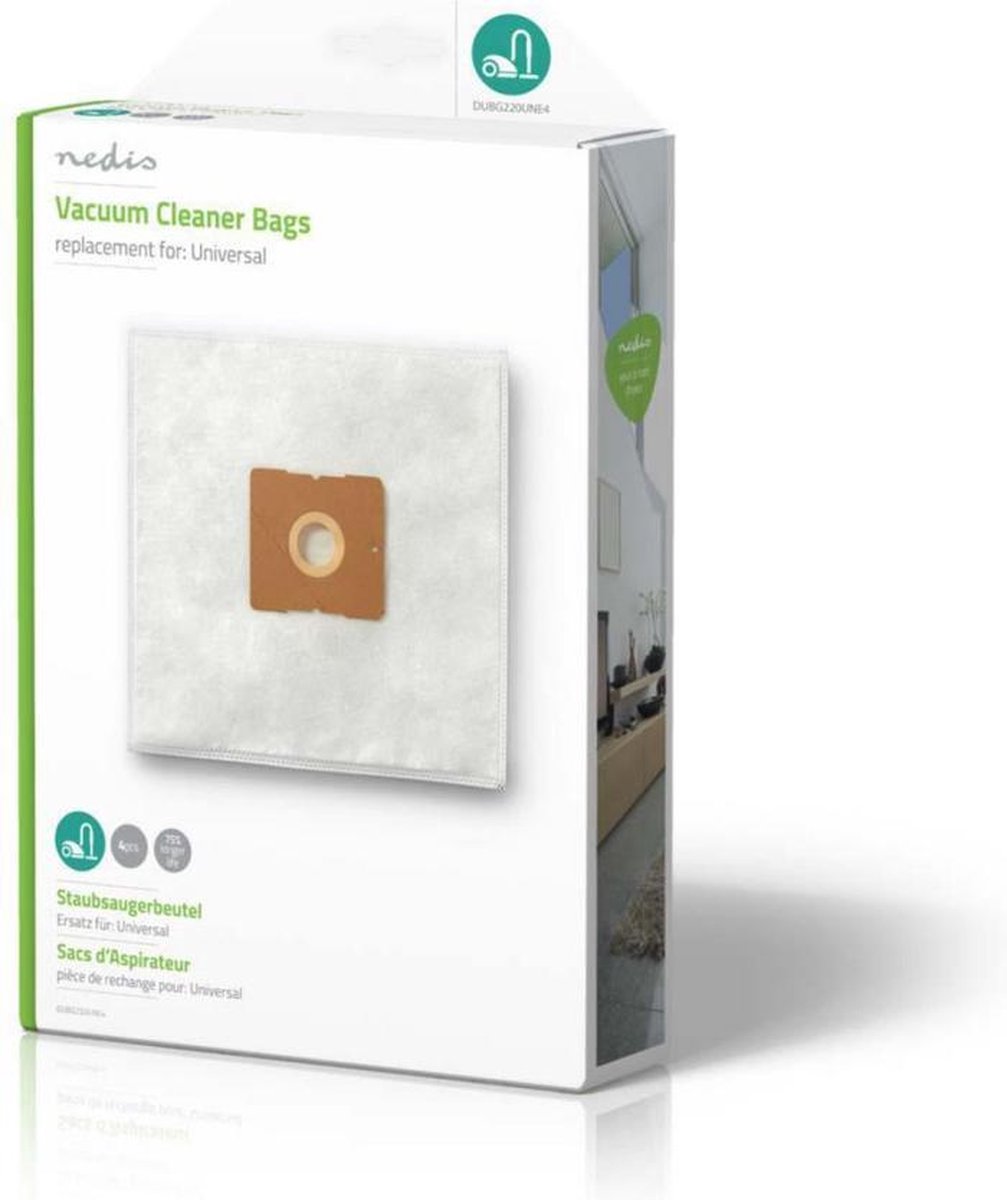 Nedis Dubg220une4 Stofzuigerzak Universeel