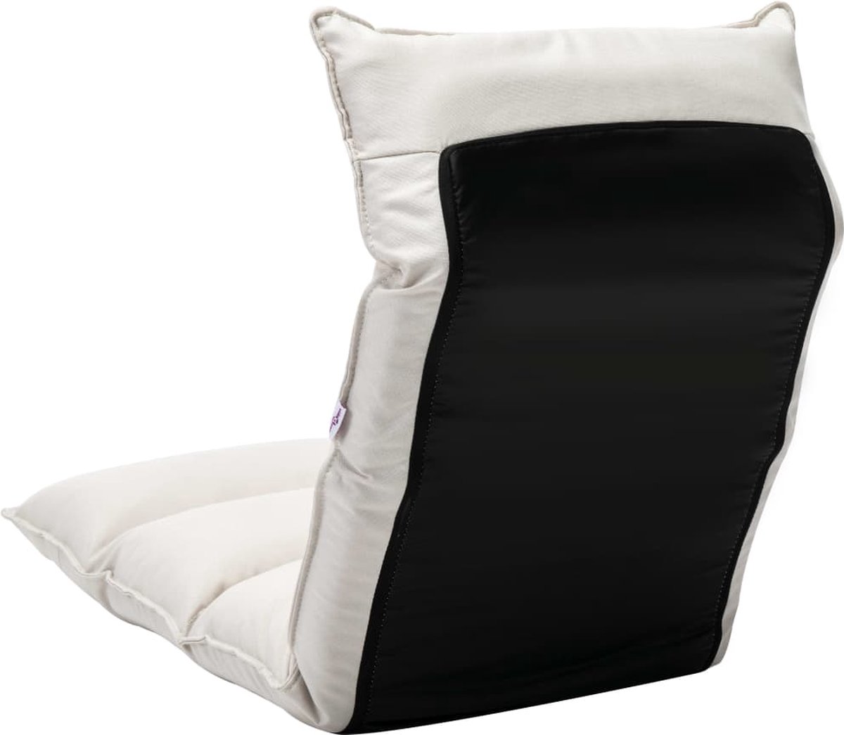 Vidaxl Vloerstoel Inklapbaar Stof Crème