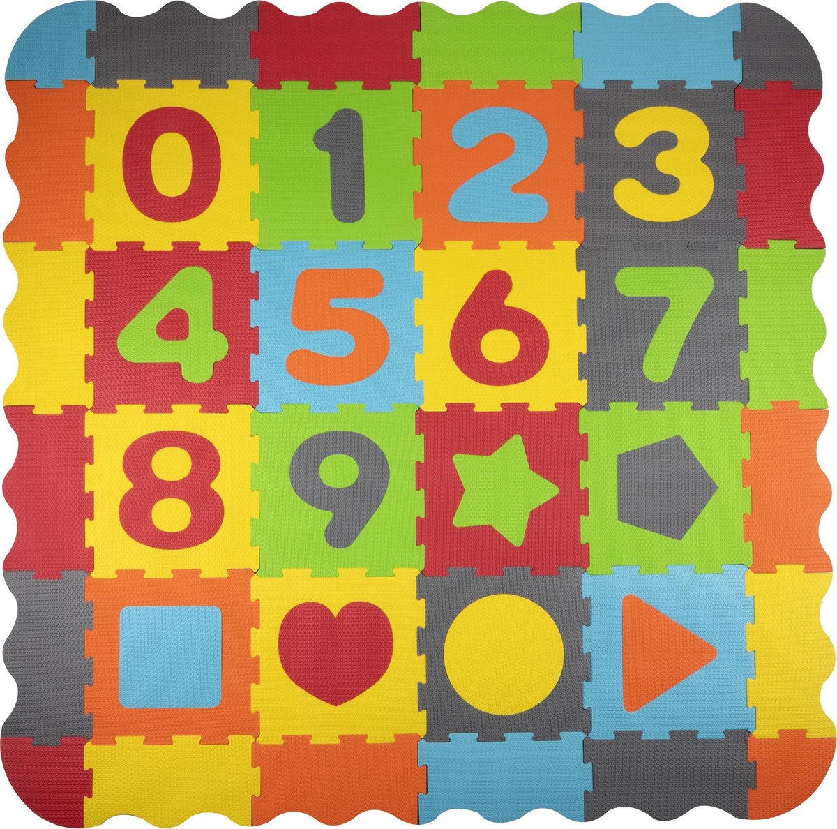 Let's Play Speelset - 3-in-1: Speelmat, Puzzel En Ballenbak - Schuimrubber - 40 Ballen