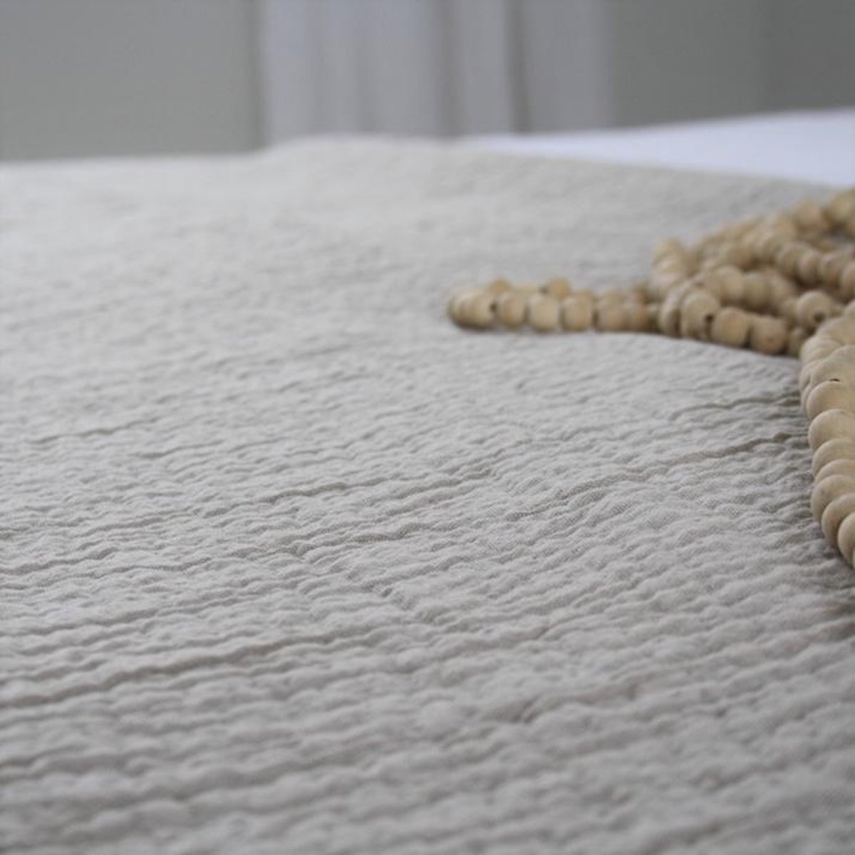 Town & Country Bedsprei Denver Stonewash Zand 2 Persoons Bedsprei 260 X 260 Cm - Bruin