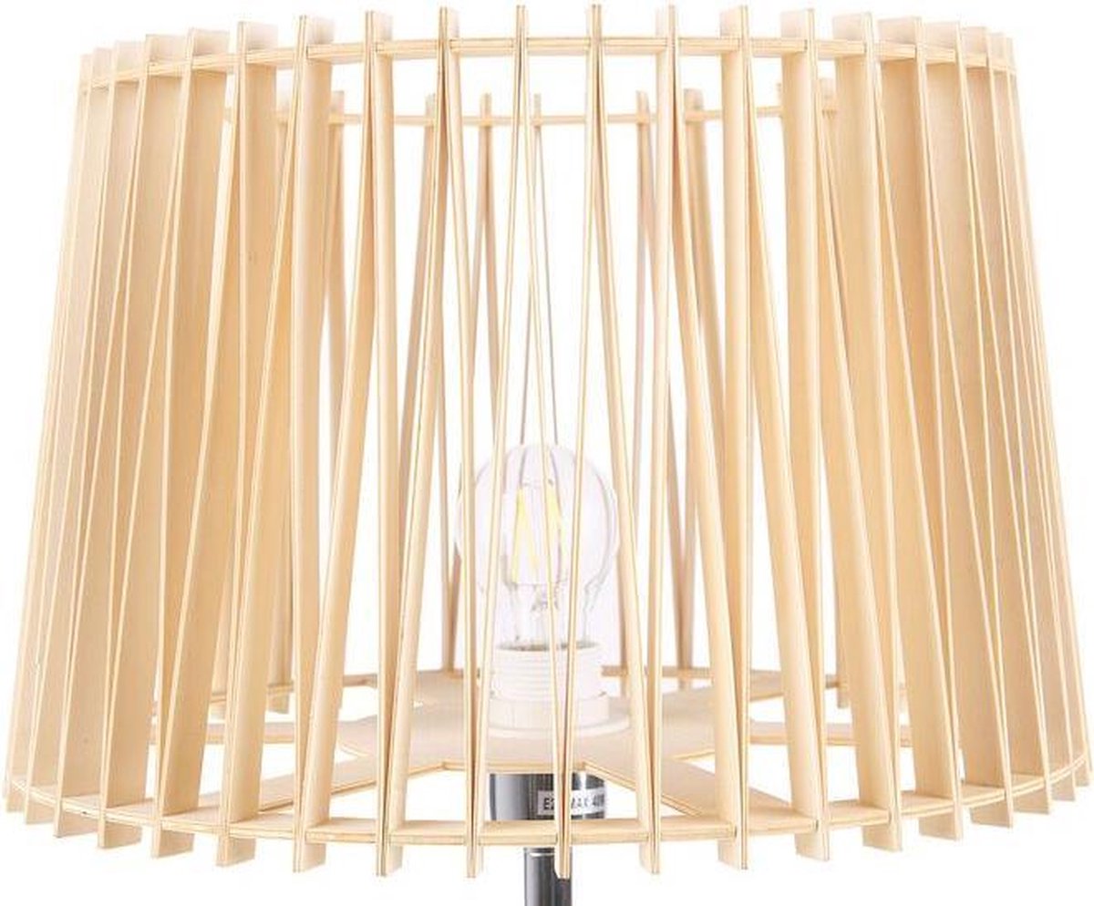 Beliani Forge Staande Lamp Metaal 38 X 38 Cm - Bruin