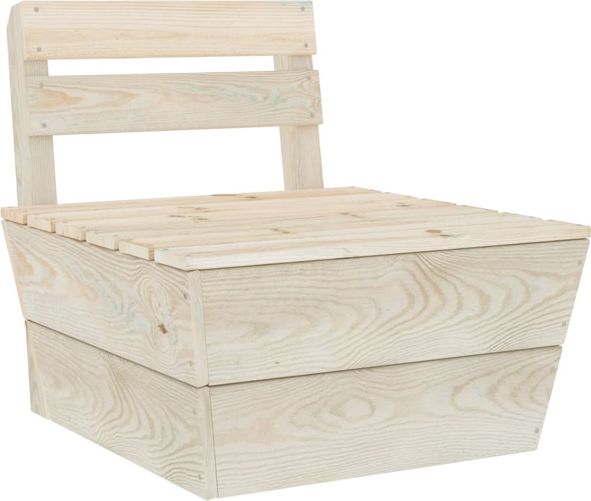 Vidaxl 5-delige Loungeset Pallet Geïmpregneerd Vurenhout - Beige