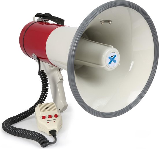 Vexus MEG050 50W megafoon met sirene en opname