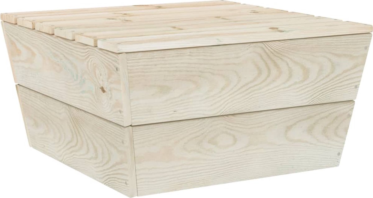 Vidaxl 7-delige Loungeset Pallet Geïmpregneerd Vurenhout - Beige