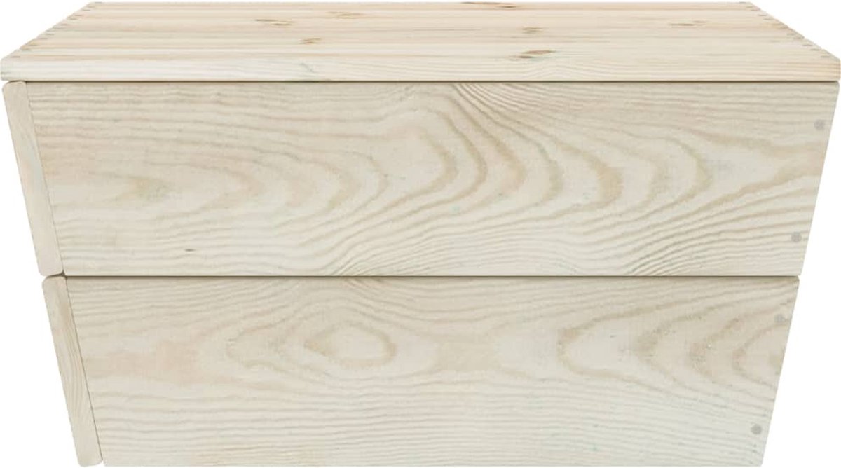 Vidaxl 7-delige Loungeset Pallet Geïmpregneerd Vurenhout - Beige