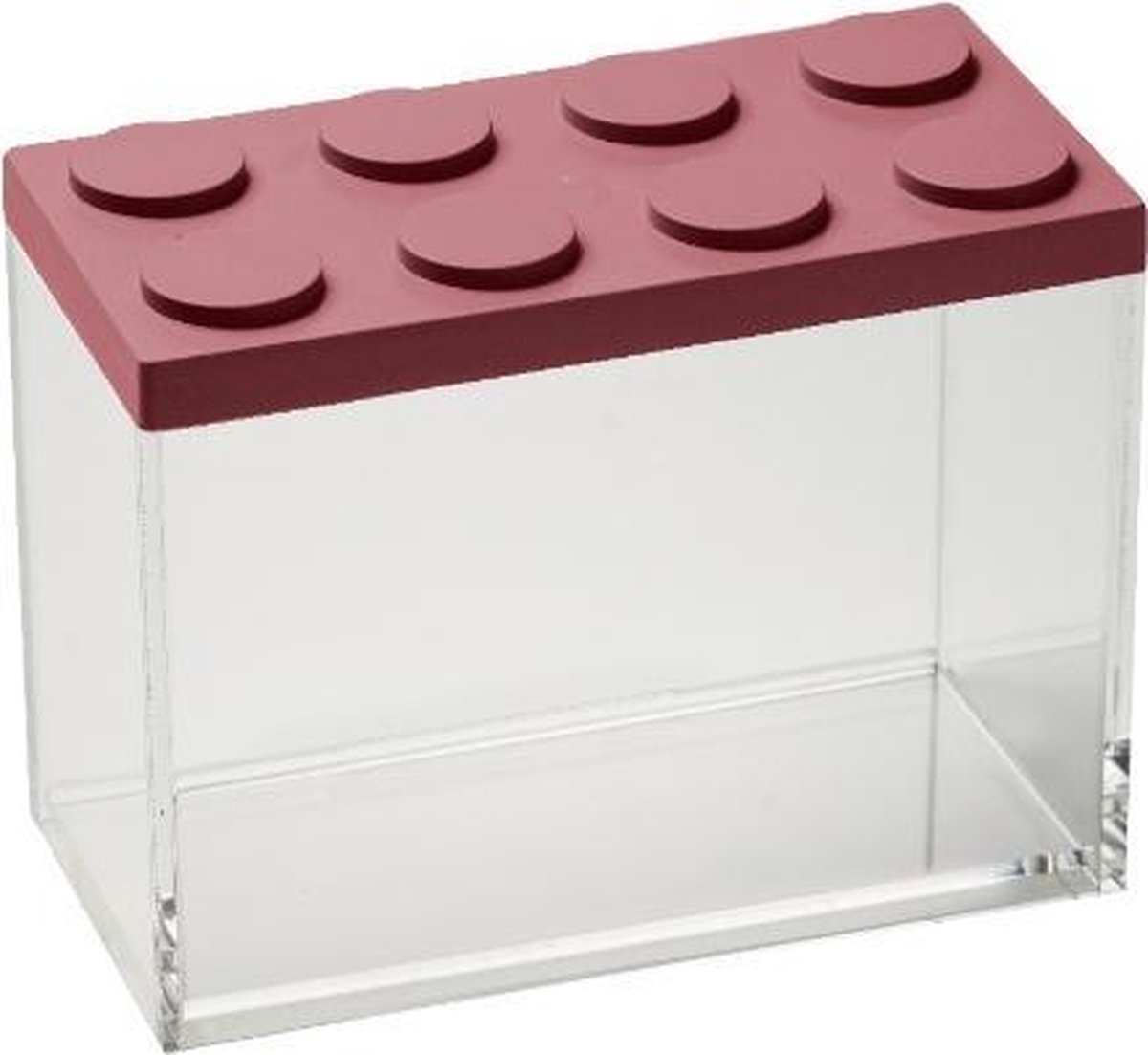 Omada Stapelbare Brickstore Bewaarcontainer, 2l, - Kunststof - - Rood