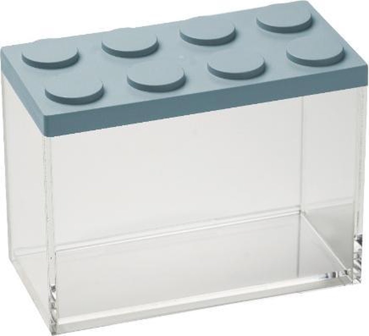 Omada Stapelbare Brickstore Bewaarcontainer, 2l, - Kunststof - - Blauw