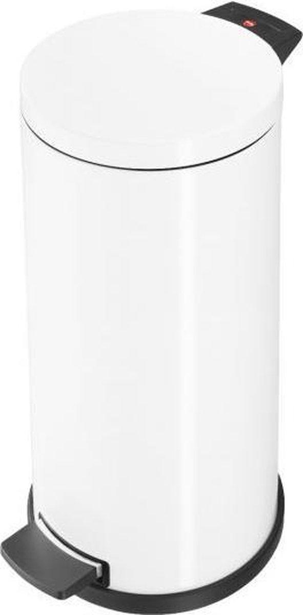 Hailo Pedaalemmer Solid L - 18 Liter - - Wit