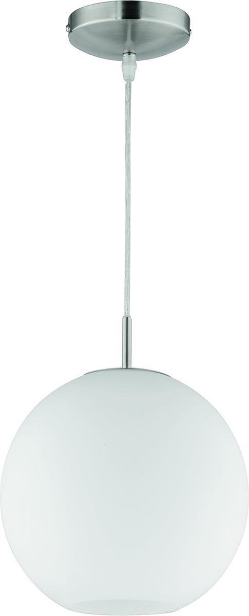 BES LED Led Hanglamp - Hangverlichting - Trion Mono - E27 Fitting - Rond - Mat Nikkel - Aluminium