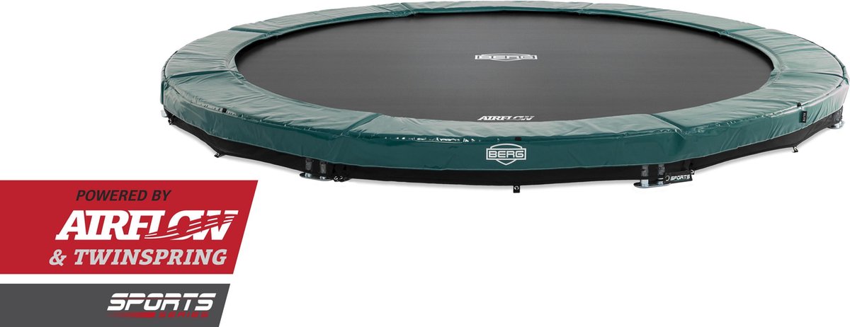 Trampoline - Berg Elite Inground - 330 Cm - - Groen