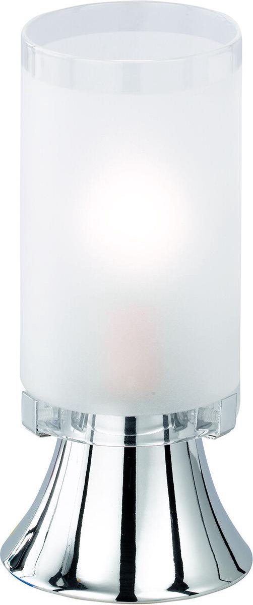 BES LED Led Tafellamp - Tafelverlichting - Trion Tringo - E14 Fitting - Rond - Mat Chroom - Aluminium