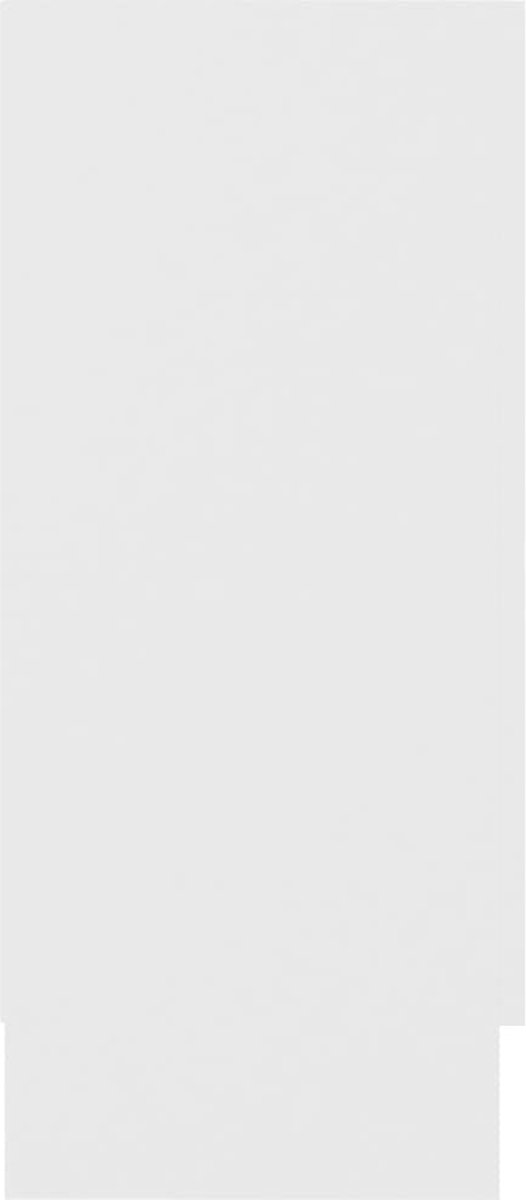Vidaxl Vitrinekast 120x30,5x70 Cm Spaanplaat - Wit