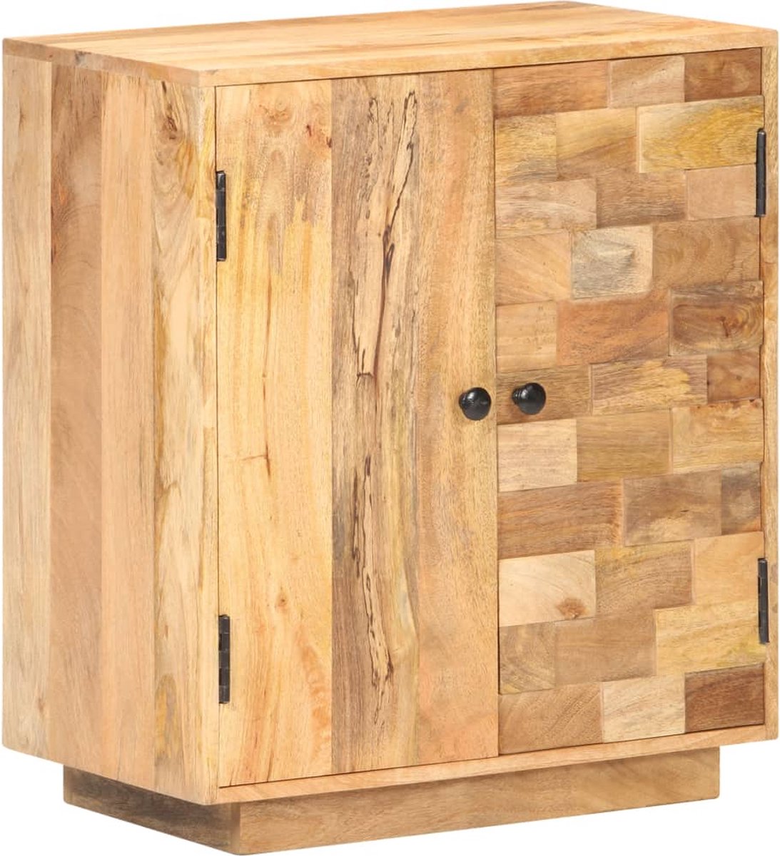 Vidaxl Dressoir 60x35x70 Cm Massief Mangohout - Bruin