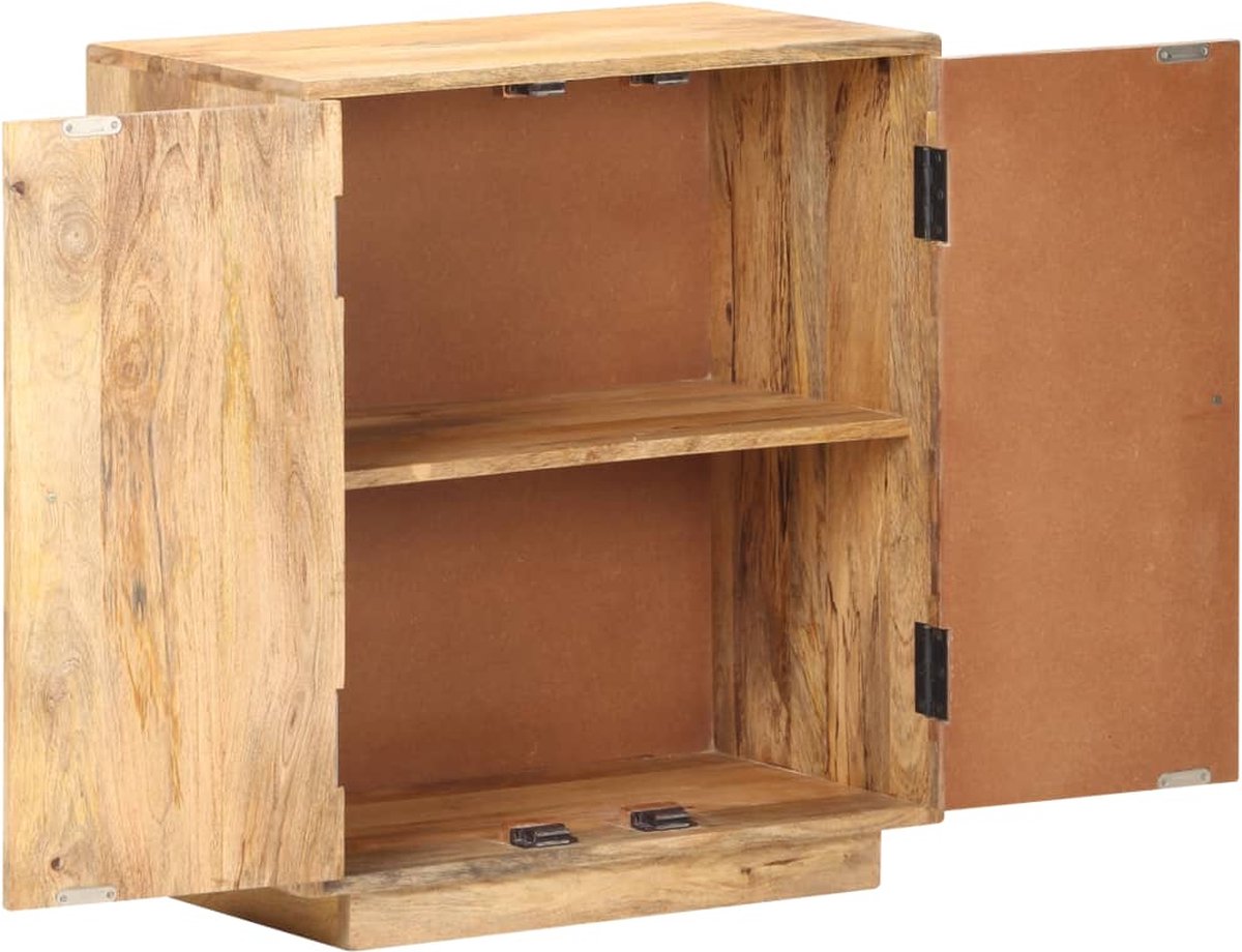Vidaxl Dressoir 60x35x70 Cm Massief Mangohout - Bruin