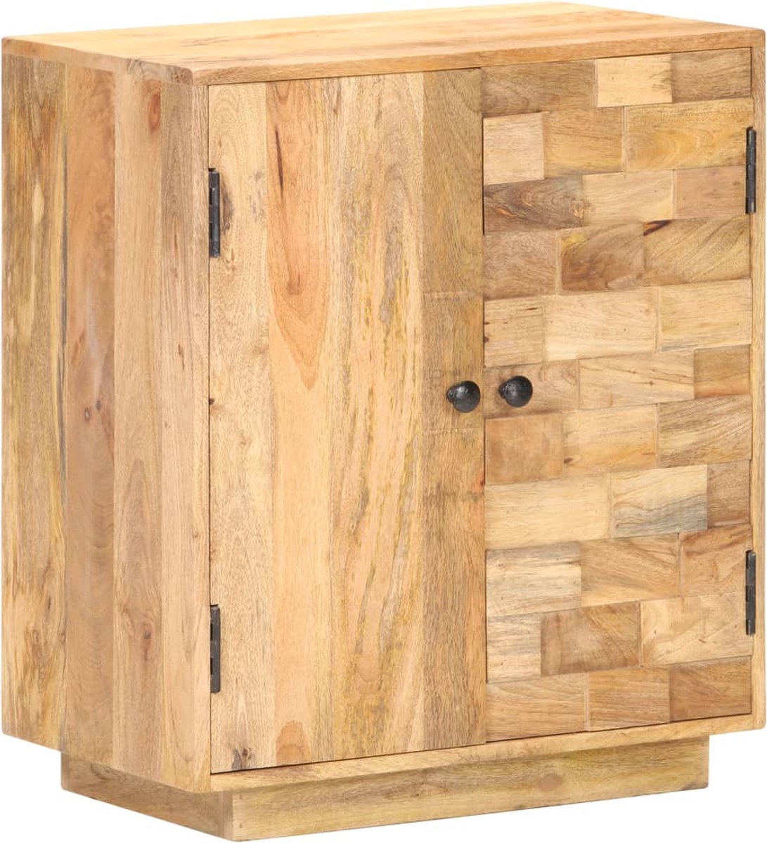 Vidaxl Dressoir 60x35x70 Cm Massief Mangohout - Bruin